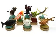 【中古】トレーディングフィギュア 全8種セット 「世界博物画立体図鑑I」 新江ノ島水族館限定