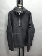 THE NORTH FACE ザノースフェイス フリース ハーフジップ フリース アノラック ジャケット グレー xl