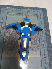 LEGOブロックニンジャゴー 廃盤モデル ジェイ(JAY・ジョンソン) Zett(ゼット)機 ブルー/GOLD