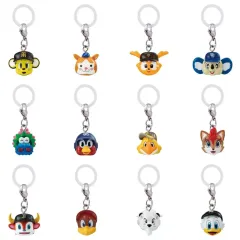 【中古】ストラップ 全12種セット 「プロ野球マスコット めじるしアクセサリー」