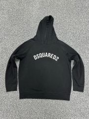 定価110000円 DSQUARED2 22AW ロゴプリントパーカー ブラック - メルカリ