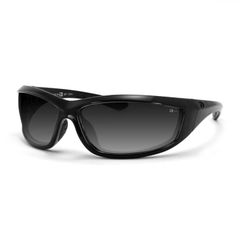 BOBSTER(ボブスター) チャージャー ブラック サングラス スモークレンズ オートバイ UV100%カット ECHA001 遮光 耐衝撃 晴天 保証 (日本正規品) [スモークレンズ]