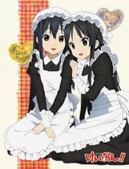 【中古】カーテン・タッセル メイド服 澪・梓 マルチシャワーカーテン 「けいおん!!」のサムネイル