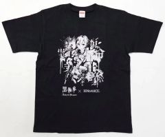 [중고] 티셔츠 스노우 화이트 / 집사 오리지널 티셔츠 블랙 M 사이즈 [SINOALICE - 시노 앨리스 - × 블랙 집사 Book of the Atlantic] 검은 집사 BotA 콜라보레이션 개최 기념 월드 SNS 캠페인 당선품