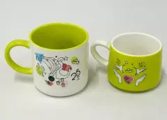 【中古】マグカップ･湯のみ ロゴ(25周年) スタッキングマグセット 237ml＆355ml 「スターバックスコーヒー」