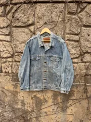 90s リーバイス ヴィンテージ ウォッシュ デニム トラッカー ジャケット xl