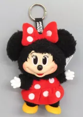 【中古】ぬいぐるみマスコット・ぬいぐるみバッジ ミニーマウス 「POPMART Mickey Family Cute Together Keychain Series Figures(キーホルダー)」