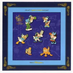 【中古】バッジ・ピンズ 集合 ピンバッジ7個セット 「東京ディズニーシー 15周年 ザ・イヤー・オブ・ウィッシュ」 ファンダフル・ディズニー限定
