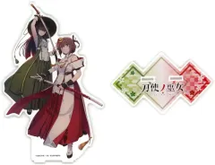【中古】アクリルスタンド・アクリルパネル 可奈美/姫和 BIGアクリルスタンド 「刀使ノ巫女 展示会開催プロジェクト」 クラウドファウンディング返礼品