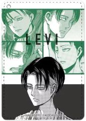 [중고] 잡화 리바이 컷 분할 패스 케이스 [진격의 거인]