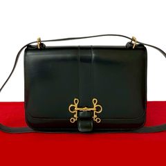 ほぼ未使用 袋付き GUCCI グッチ スモール プチ GG ロゴ 金具 レザー 本革 2way ハンドバッグ ショルダーバッグ グリーン 3807b GUCCI - ほぼ未使用 袋付き GUCCI グッチ スモール プチ GG ロゴ 金具