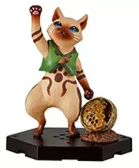 【中古】トレーディングフィギュア オトモアイルー(茶/右手上げ) 「一番くじ モンスターハンター 10thアニバーサリー」 I賞 アイルーフィギュアコレクション