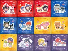 【中古】シール・ステッカー 全12種セット ステッカー 「ヒプノシスマイク-Division Rap Battle-×サンリオキャラクターズ SANRIO NAKAYOKU EDIT」 対象商品購入特典