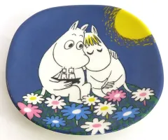 【中古】皿・ボウル 月光(ムーミン＆フローレンス) ウォールプレート 「ムーミン」