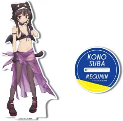【中古】アクリルスタンド・アクリルパネル デザイン02(めぐみん/ちょむすけ風水着Ver./A) 描き下ろし アクリルスタンド 「この素晴らしい世界に爆焔を!」