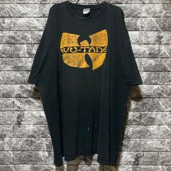 ヘインズ ウータンクラン Tシャツ ラップT 古着 00s L 黒 20134 - メルカリ