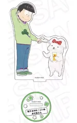 【中古】アクリルスタンド・アクリルパネル チョロ松×マル・チーズの店長 アクリルフィギュア 「おそ松さん×貼りまわれ!こいぬ」