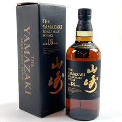 サントリー　山崎　18年　シングルモルトウイスキー　箱付き 旧ボトル　獅子マーク サントリー 山崎 18年 シングルモルトウイスキー 箱付き 旧ボトル 獅子