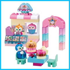 【在庫セール】ブロックラボドキンちゃんとコキンちゃんキラキラおみせブロックバケツ Blocklabo
