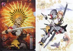 【中古】クリアファイル ソハヤノツルキ A4クリアファイル2種セット 「刀剣乱舞-ONLINE- 国宝 久能山東照宮秘刀に命の息吹を。刀剣修復プロジェクト ～刀剣の輝きこそまこと。～」 BOOSTER限定 クラウドファンディング投資特典