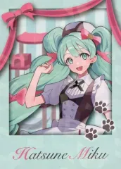 【中古】キャラカード 初音ミク(バストアップ) 特製カード 「VOCALOID 初音ミク TREE VILLAGE CAFE」 グッズ購入特典