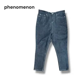 PHENOMENON デニムパンツ W30 日本製 ストレート 濃紺のサムネイル