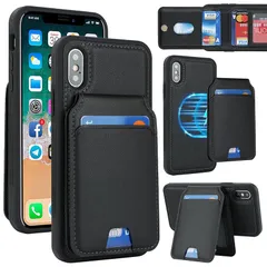 【新品】 Cavor iPhoneXS 手帳型ケース iPhoneX スマホケースiPhoneXS 分離型手帳 ケース iPhone10 カード収納 二合一 MageSafe 【MageSafe 対応 スマホケース &可分離】iPhoneXS 財布型 カバ 1