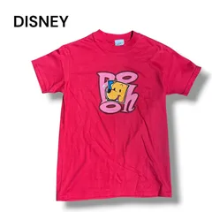 【デッドストック】Disney くまのプーさん Tシャツ USA製 ディズニーストア 赤 Pooh ヴィンテージ
