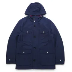 TOMMY HILFIGER 60/40クロス フィールドパーカー マウンテンパーカー S ネイビー コットン ナイロン ドローコード