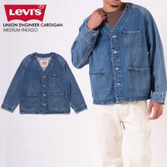 稀少】Levi's 1st ノーカラーデニムジャケット カーディガン XL - メルカリ