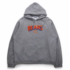 Reebok プルオーバー パーカー L グレー コットン NFL CHICAGO BEARS