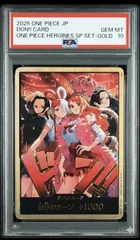 【PSA10】ワンピース ヒロインズ SP SET-GOLD ドン!!カード 2025（ナミ/ロビン/ウタ/ハンコック）