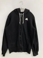 adidas アディダス パーカー M ブラック コットン 裏起毛 バックプリント ワンポイント ブランドロゴ ジップアップ 長袖