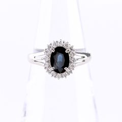 Pt900 ブラックスターサファイア ダイヤ リング 1.24ct 星 希少 - メルカリ