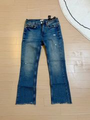 希少】完売品ZARAシルバーコーティングメタリックフレア デニム - メルカリ