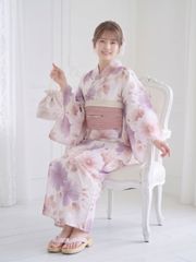 浴衣 セット ゆかた レディース大人 くすみピンク Y4-43 浴衣 セット ゆかた レディース大人 くすみピンク Y4-43 - メルカリ