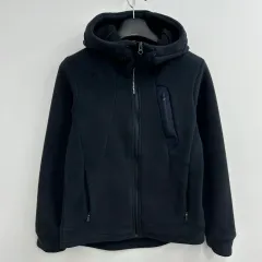 95 デサント メンズ 裏ボア フリース スリムフィット ジップアップパーカーのサムネイル