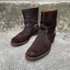 GUCCI ブラウン 茶 チャッカブーツ ホースビット スエード 39 1/2