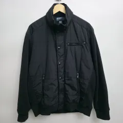 XL ポロラルフローレン エルボーパッチ ブラック ブルゾン ジャケット
