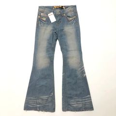 VonDutch デニムパンツ ワッペン Y2K ボンダッチ フレア ベルボトム