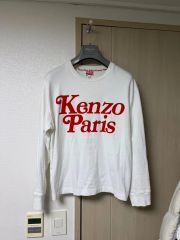 KENZO エンブロイダリーロングスリーブTシャツ エッフェル塔刺繍 L 