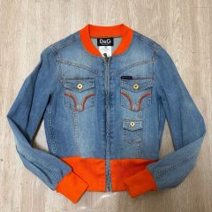 D&G ドルガバ デニム ブルゾン S Gジャン ジャンバー セットアップ可能 
