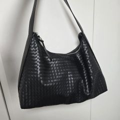 WAKO 銀座和光 ワコー メッシュレザー ハンドバッグ メタリック グレー