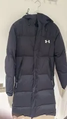 UNDER ARMOUR アンダーアーマー ロング丈ダウンジャケット ブラックのサムネイル