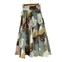 ジルバイジルスチュアート JILL by JILLSTUART ペイントフウアートプリントタックフレアスカート レディース JPN：S のサムネイル