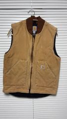 希少 Carhartt カーハート ダックベスト ダークブラウン L - メルカリ