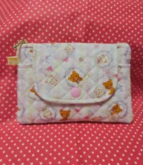 リラックマ キルティング カードウォレット コインケース パスポートケース