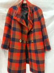 COACH NEW YORK のエレガントなCHECK COACHコート XS/55 66 (正規品)のサムネイル