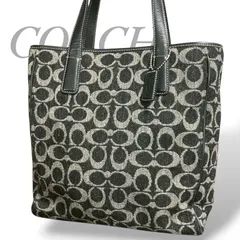 【MY0554】COACH コーチ トートバッグ ハンドバッグ スエード シグネチャー ブラック 黒 グレー 手提げ 鞄 肩掛け 8131 レディース