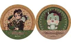 【中古】コースター 竈門炭治郎 クッキー風コルクコースターセット 「鬼滅の刃×ufotable Cafe×マチ★アソビCAFE バレンタイン＆ホワイトデーイベント2026 With me期」